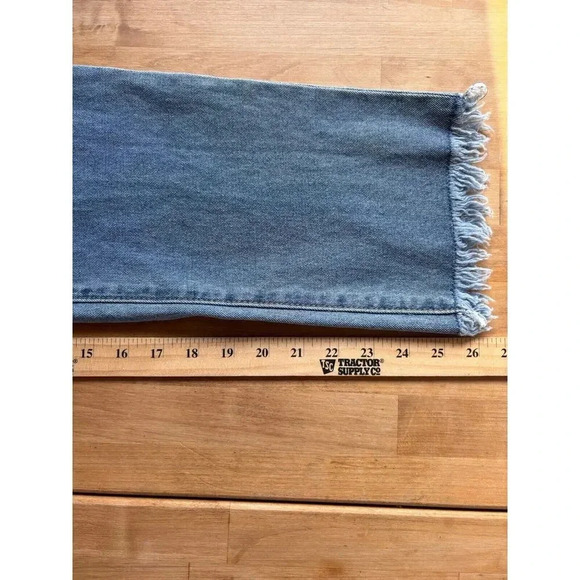 FOREVER 21 Women's Medium Wash Strappy Denim fitted overalls Jumpsuit Size S - Picture 12 of 13